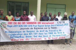 ANIMATION DE LA VIE SYNDICALE AU BÉNIN : Les syndicats du secteur bois et bâtiments galvanisés