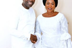 AUDIENCE AU CABINET DU PRÉSIDENT DU PARTI UP LE RENOUVEAU : Sandrine Kiando reçue par le président Joseph Djogbénou