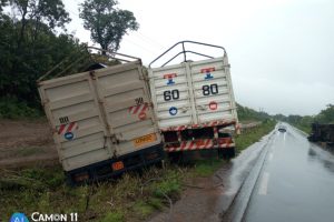 ACCIDENT DE CIRCULATION SUR L&rsquo;AXE PARAKOU-KOMIGUÉA : Trois camions et trois véhicules de tourisme en collision
