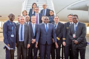 DÉVELOPPEMENT DU TRANSPORT AÉRIEN AU BÉNIN : Cotonou a accueilli le 1er vol inaugural de l&rsquo;Airbus Corsair