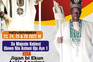 FESTIVAL D&rsquo;IGNAME PILÉE À TCHAOUROU : Sa majesté Kabiesi valorise la tradition ce samedi 26 novembre