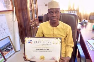 GOUVERNANCE LOCALE À NATITINGOU: Le maire Taté Ouindeyama distingué meilleur acteur de développement