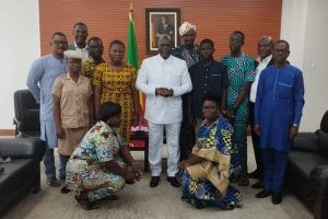 OLYMPIADES PAN AFRICAINES DE MATHÉMATIQUES RWANDA 2023 : Kouaro Yves Chabi reçoit les 04 jeunes mathématiciens représentants du Bénin