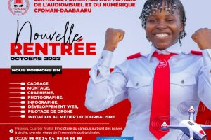 FORMATION PROFESSIONNELLE AUX MÉTIERS DE L&rsquo;AUDIOVISUEL ET DU NUMÉRIQUE : Cfoman-Daabaaru lance les inscriptions pour la rentrée 2023-2024