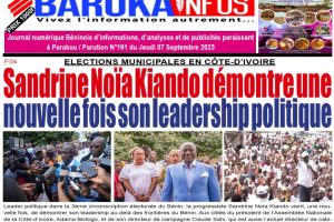 ÉLECTIONS MUNICIPALES EN CÔTE D&rsquo;IVOIRE : Sandrine Noïa Kiando démontre une nouvelle fois son leadership politique