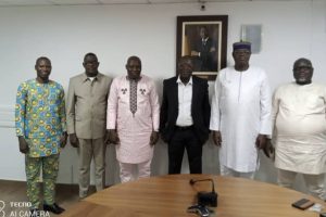 DÉVELOPPEMENT DES COMMUNES FRONTALIÈRES DU BÉNIN : Le Ministre Bio Tchané reçoit les membres du bureau national de l&rsquo;Abcf