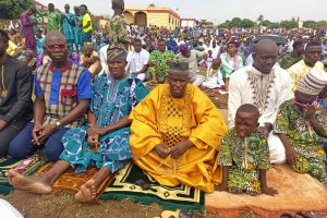 CÉLÉBRATION DE L&rsquo;AÏD EL FITR À PARAKOU : Le Pr communal de la Fanametrab, Issa Diallo a sacrifié à la tradition musulmane