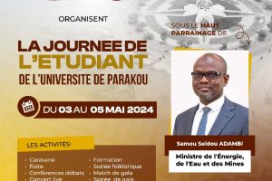 SOUS LE HAUT PARRAINAGE DU MINISTRE SAMOU SEÏDOU ADAMBI : La Fneup et l&rsquo;Uneup organisent la 1ère édition de la Journée de l&rsquo;Étudiant de l&rsquo;Up
