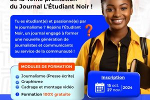 RECRUTEMENT DE STAGIAIRES EN JOURNALISME À L’UP : L’Étudiant Noir lance sa 4 ème promotion