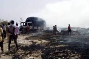 INCENDIE D&rsquo;ESSENCE DE CONTREBANDE DANS LE ZOU : Plusieurs blessés graves et d’importants dégâts matériels enregistrés
