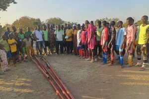 POUR L&rsquo;ÉPANOUISSEMENT DE LA JEUNESSE DANS LA COMMUNE DE PÈRÈRÈ : Le coordonnateur Communal BR Adam Chabi Bouko rehausse l&rsquo;image de 03 terrains de football à Guinagourou et Gninsy