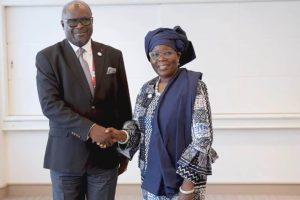POUR UNE RELATION CONTINUE ENTRE LE BÉNIN ET LE GABON : La vice présidente Mariam Chabi Talata et Régis Onanga Ndiaye apaisent les tensions