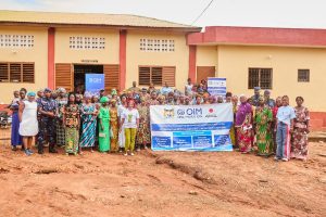 RENFORCEMENT DE LA PAIX ET DE LA COHÉSION SOCIALE AU NORD BÉNIN : L&rsquo;OIM mobilise plus de 250 femmes communautaires de Matéri pour promouvoir la paix.