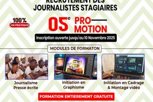 JOURNAL L&rsquo;ÉTUDIANT NOIR DE L&rsquo;UNIVERSITÉ DE PARAKOU : Les inscriptions pour le recrutement de la 5e promotion des stagiaires lancées