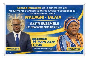 PRÉSIDENTIELLE D&rsquo;AVRIL 2026 AU BÉNIN : À Natitingou, les mouvements pro-Wadagni-Talata préparent une grande démonstration de mobilisation