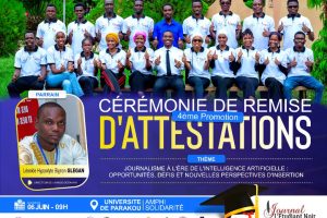 PRESSE UNIVERSITAIRE DE PARAKOU : Le Journal L&rsquo;Étudiant Noir met 22 journalistes sur le marché de l’emploi ce samedi
